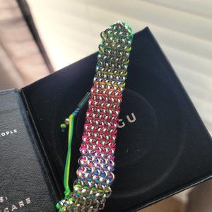 Macaw Links | Deluxe Kismet Bracelet | Spectrum x Silver